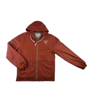 Weatherproof U.S. Army Red Hooded Rain Jacket Size Small